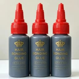 1FL.OZ 1/2/3PCS Black Waterproof Hair Bonding Glue False Eyelashes Super Hold Hair Weaving Lace Glue for Secure Hair Integration