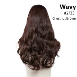 Synthetic U Part Clip in Hair Extension Clip-on Natural Thick False Fake Blonde Long Straight Hairpieces 16 20 24 inch