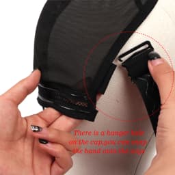 Nunify Black 4X4 13X4 Wig Making Cap Invisible Lace Edge Adjustable Lace Wig Cap With Drawstring With Silicone Nonslip Wig Band