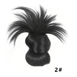 Low Synthetic Bun Ponytail Hair Natural Fluffy Claw Clip Chignon Hair For Women Lazy Bun Wig Bag Hair Accessories For Daily Use