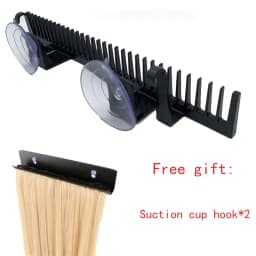1 Pieces Hair Extension Holder Hair Extension Hanger Wig Storage Display Light Weight Hair Extension Tool Wig Stand for Salon