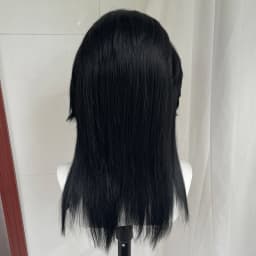 Mullet Rocker Cosplay Wigs for Men Shoulder Length Synthetic Hair 13X4 Lace Front Wigs Black Women Glueless Natural Hairline