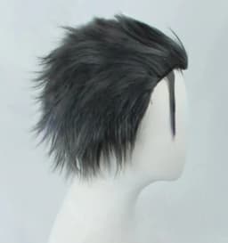 Re:Zero kara Hajimeru Isekai Seikatsu Subaru Natsuki Wig Black Grey Mix Short Synthetic Hair Cosplay Wigs