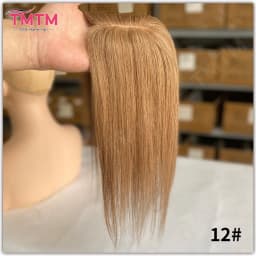 7x11cm 10x12cm Human Hair Topper Black Brown Blonde Skin Scalp Clip in Topper Hair Pieces Straight Human Hair Toppers For Women