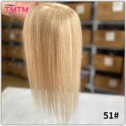 7x11cm 10x12cm Human Hair Topper Black Brown Blonde Skin Scalp Clip in Topper Hair Pieces Straight Human Hair Toppers For Women