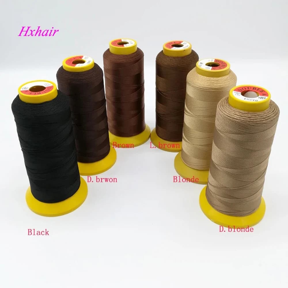 1pcs Thread for Weaving for Hair Extension High Intensity Polyamide Nylon Weaving Thread Hair Extension Thread