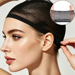 Black Wig Caps Mesh Wig Caps Non-Slip Breathable And Elastic Nylon Wig Caps in Stretchable High-Elasticity And Durable Hair Nets