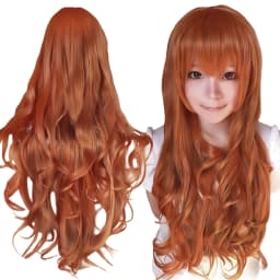 Synthetic Hair Long Yellow Lolita Cosplay Wig Curly Anime Wigs Sailor Venus Halloween Costume Mami Tomoe Wig for Women