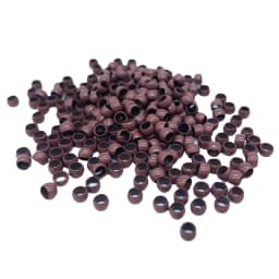 500pcs 4.0mm Copper Nano Beads Without silicone for Hair Extensions Micro Link Rings Beads