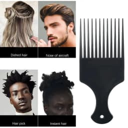 1Pc Styling Comb for African Hair,Plastic Comb Afro for Man and Women,Prong Braiding/Parting,Suitable for Natural Curly Hair