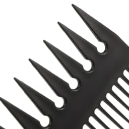 Three in One Plastic Wide Tooth Exfoliating Comb, Anti-Static Men's Hair Styling Tool,Special for Real Hair Wigs