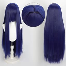 100cm Colourful Wig Long Staight Cosplay Anime Costume Party Wigs Synthetic Heat Resistant Wig