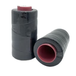25 Pcs C Needle With Gift 1 Roll Black Cotton Thread Weave Thread Hair Weaving Thread