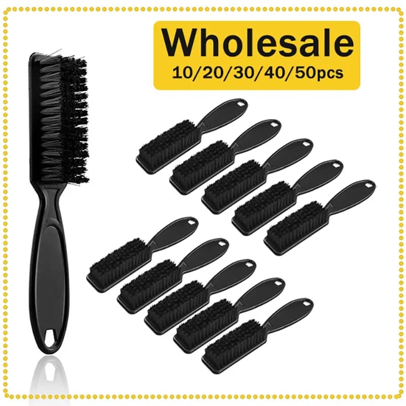 1/10/20/30/40/50pcs Styling Brush Professional Shaving Beard Brush Oil Head Carving Cleaning Brush Special for Real Hair Wigs
