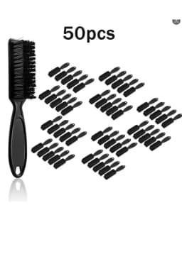 1/10/20/30/40/50pcs Styling Brush Professional Shaving Beard Brush Oil Head Carving Cleaning Brush Special for Real Hair Wigs