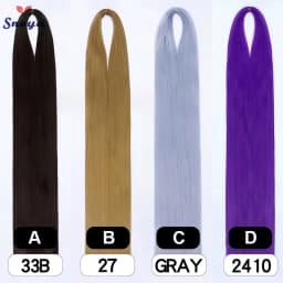 Snoya 120cm synthetic hair raw materials 100 colors used for wig styling/increase hair volume/extend hair length/homemade wig