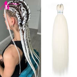 Ombre Kanekalon Braiding Hair Extensions Pre Stretched 26 Inch Synthetic Hair for Afro Jumbo Box Braids Natural Looking
