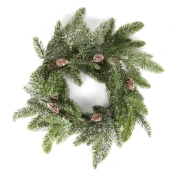 Christmas Wreath Artificial Pine Cone Vine Hanging Floral Foliage Garland Christmas Decorations for Home Navidad Xmas Ornaments