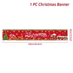 Oxford Cloth Outdoor Banner Merry Christmas Decor For Home 2022 Cristmas Outdoor Decor Xmas Navidad Noel Happy New Year 2023