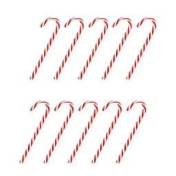 10/20pcs Christmas Acrylic Candy Canes Xmas Tree Hanging Ornaments New Year Party Home Decorations Kids Gift Navidad Natal