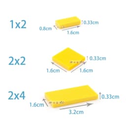 1000pcs DIY Building Blocks Figure Bricks Ceramic Tile 2x2 Educational Creative Size Compatible With 3068 Toys for Children