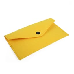 Unisex Portable Felt Coin Purse Multifunction Cards Wear-Resistant Phone Bag Mobile Phone Passport Storage Pocket Change Bag
