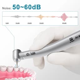 Dental High Speed Hand Piece LED Self-Luminous Air Turbine Handpiece 2 Holes 4 Holes Dentist Chair Parts Small Head M500LG