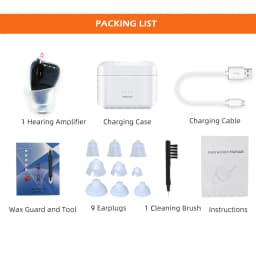 Rechargeable Hearing Aids Digital 4 Channels Portable Sound Amplifier 5 Colors Invisible SR41 Adjustable Audifonos