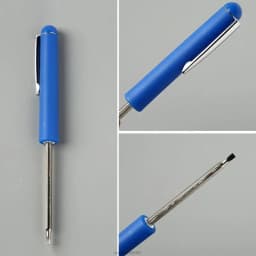 Portable Screwdriver with Magnet Pocket Clips Strong Slotted Screwdriver for Automotive Technician Mechanician Dropship