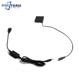 Dummy Battery CGA-S005 S005E DC Coupler With USB 4.0*1.7mm Male Power Cable for Panasonic DMC-FX3 DMC-FX8 FX9 for Sigma DP3M