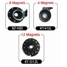 Electric Bicycle Pedal Assist Sensor PAS 6/8/12 Magnets PAS System, KT-V12L, BZ-4(8), KT-D12L Motor Cycling Accessories