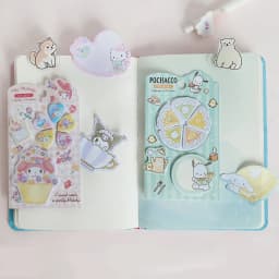 105 sheets Kawaii cartoon animals Sticky Notes Memo Pad Diary Stationary Flakes Scrapbook Decorative Cute Cartoon N Times Sticky