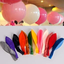 18 Inch Matte Latex Balloon Thickened Oversized Four-Corner Balloons Wedding Decoration Birthday Party Layout Big Round Balloons