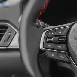 Steering Wheel Leather Cover For VW Caddy 2003-2006 Caravelle 2003-2009 Transporter T5 2006 Car Inner Steering Wheel Cover Trim