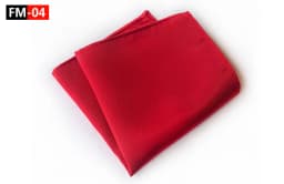 GUSLESON Men's Fashion Silk Soild Dot Print Handkerchiefs Business Casual Square Pockets Handkerchief Wedding Hankies