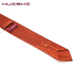 Solid Color Suit Dark Orange Neckties Men's Lapel Unisex Polyester Waterproof Retro Korean Style Colorful Neck Ties Accessories