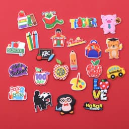 1pcs/lot Cute Cartoon Animals School Teacher Shoe Charms Shoe Decorations Accessories For Kids Gifts