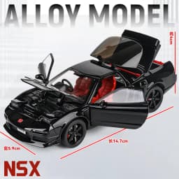 1:32 Honda NSX Alloy Sports Car Diecast & Toy Vehicles Metal Race Car Model Simulation Sound and Light Collection Childrens Gift