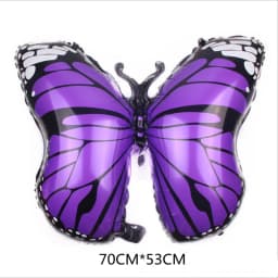 Butterfly Aluminum Balloon Large Laser Color Girl Birthday Party Decoration