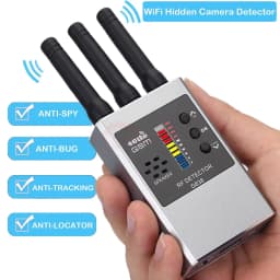 Professional Anti-Spy GPS Wireless RF Signal Automatic GSM Wifi Detector Finder Tracker Frequency Scan Sweeper Protect Security