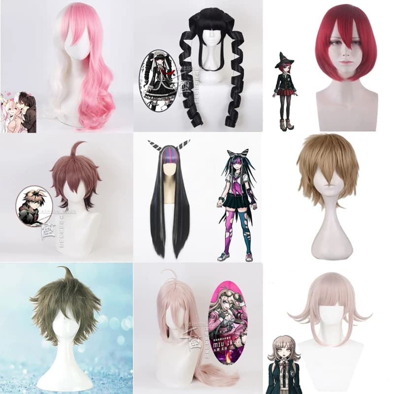 Nanami ChiaKi Wig Trigger Happy Havoc Cosplay Long Wig Hair Synthetic Heat Resistant Cosplay Wig Nanami ChiaKick