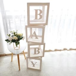 First Birthday Balloon Boxes For Party Decorations 1st Birthday Balloon Garland Decor with ONE Letter Boy Girl Baby Shower Decor