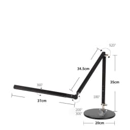 LED Piano Lamp Swing Arm Architect Lamp Flexible Clamp on Table Lights Classical Bedside Desk Light Dimmable Reading Study Lamp