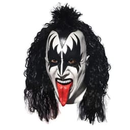 Kiss Gene Simmons Lead Singer Mask Horror Mask Crazy Music Festival Mask 2#