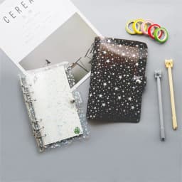 2026 Diary A6 A5 Star Transparent Loose Leaf Binder Notebook Inner Core Cover Note Book Journal Planner Office Stationery Sup