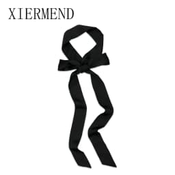 Small temperament contracted long pure color scarf scarves, women spring and autumn fashion bag ribbon belt skinny scarf