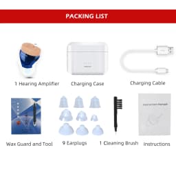 Hearing Aids USB Rechargeable Mini Audifonos In Ear Portable Invisible Adjustable Tone Sound Amplifier for Deafness Drop Shippin
