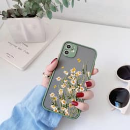 Butterfly Lavender Higan Flower Phone Case For iPhone 16 Plus 12 13 Mini 17 11 15 14 Pro Max X XR XS Max Shockproof Shell Cover