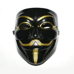 Anonymous Guy Fawkes Halloween Christmas Party Gift for Adult Kids Film Theme Mask Movie Cosplay V for Vendetta Hacker Mask