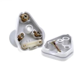 1PCS 5A 15A India South Africa Wiring Power Cord Plug BS546 Removable Cable Connector Detachable Power Plug Type M/D White Black